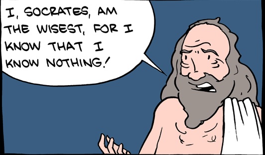 Socrates knows nothing